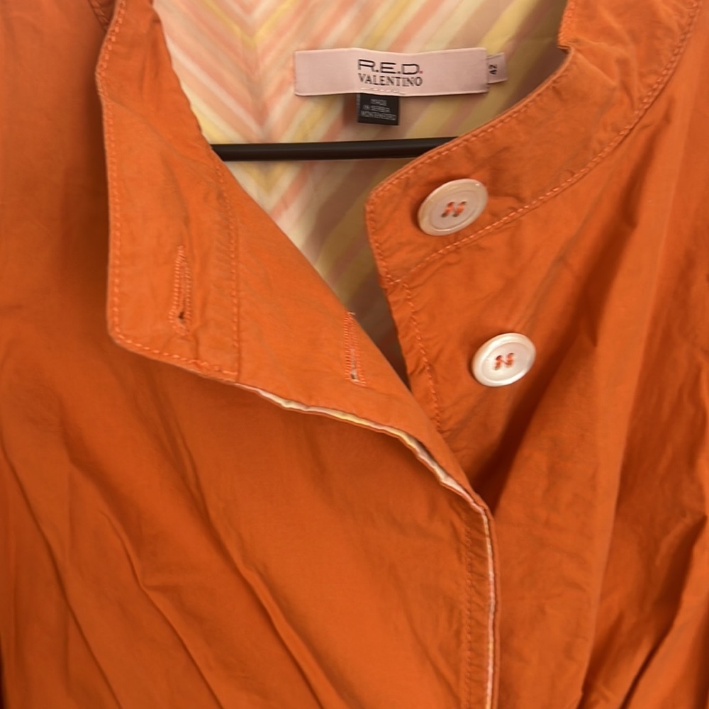 Red Valentino orange light weight jacket - Picture 4 of 10